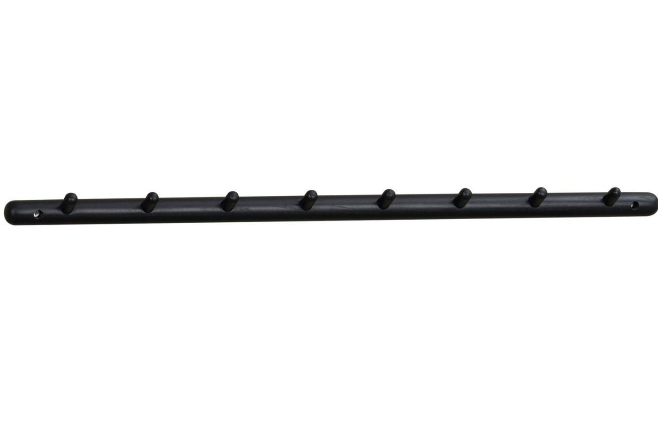 Černý dubový nástěnný věšák ROWICO MILFORD 80 cm ROWICO