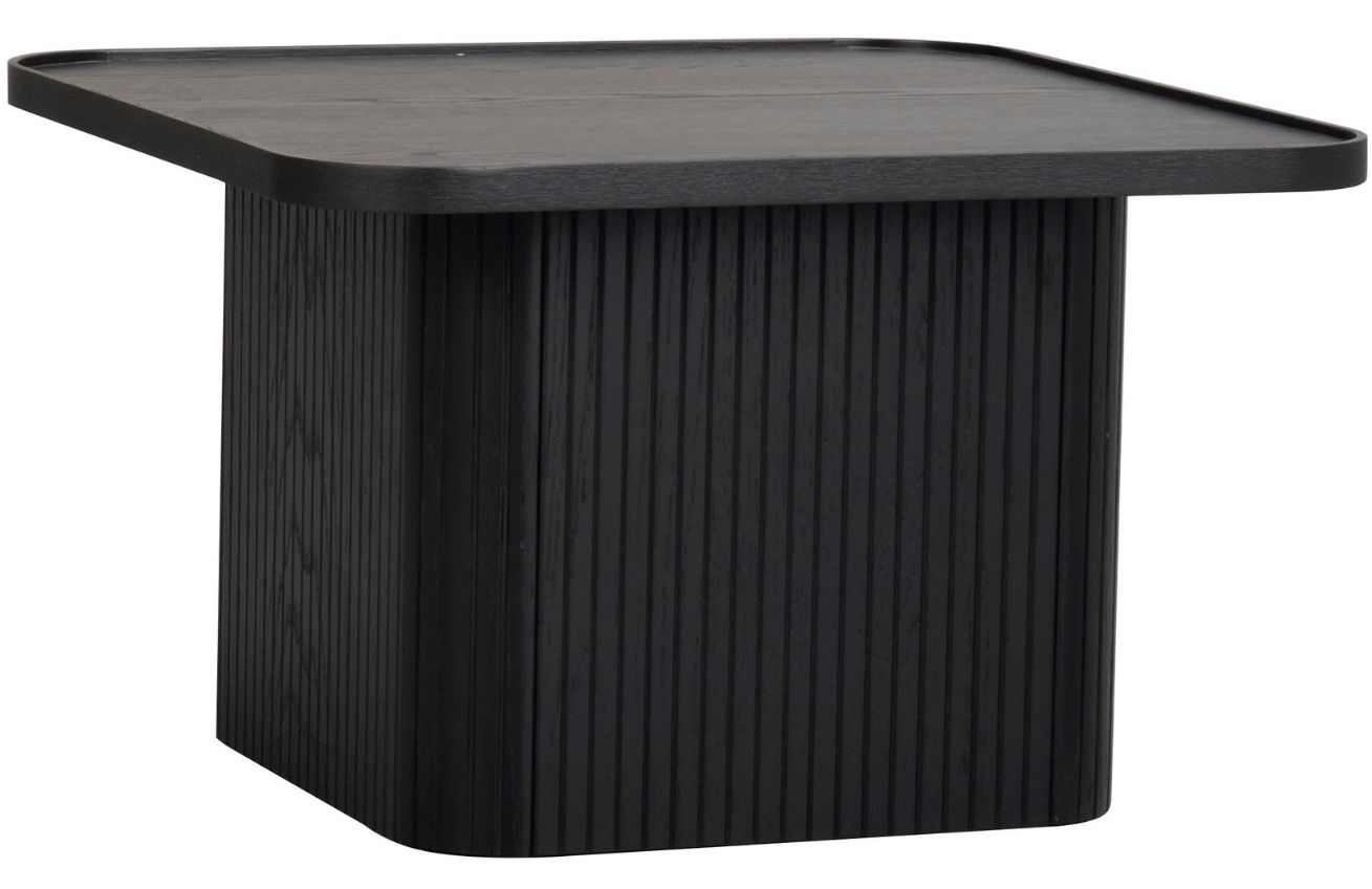 Černý dubový konferenční stolek ROWICO SULLIVAN 60 x 60 cm ROWICO
