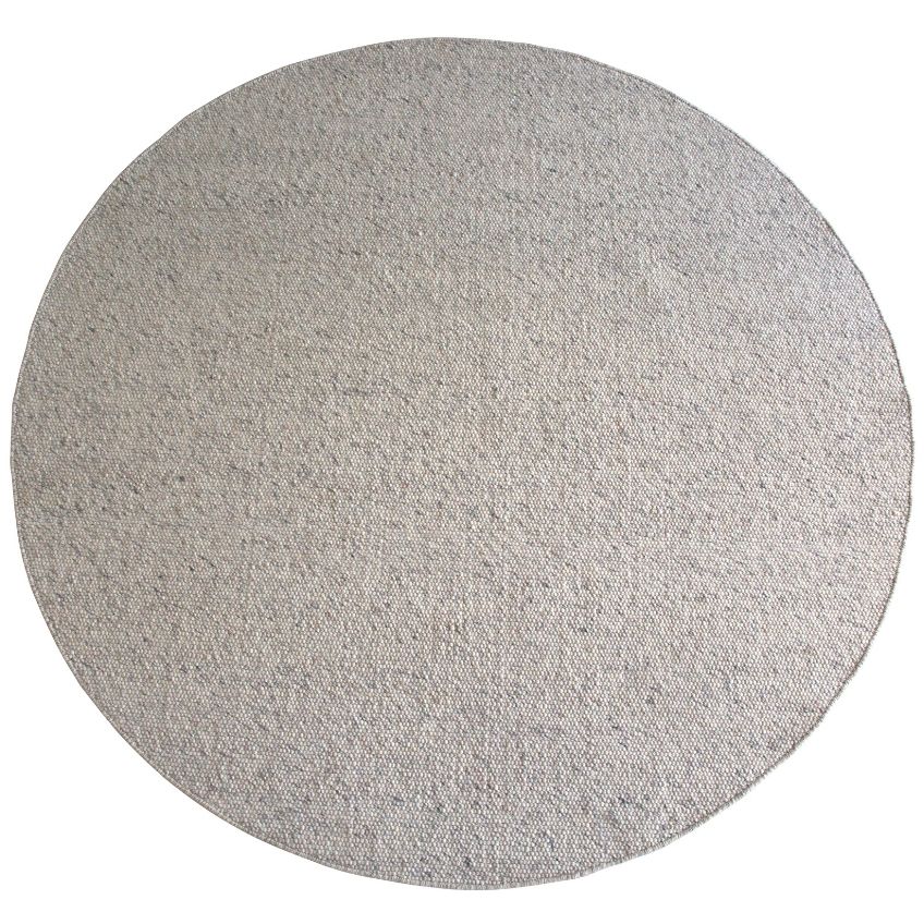 Béžový vlněný kulatý koberec ROWICO AUCKLAND 250 cm ROWICO