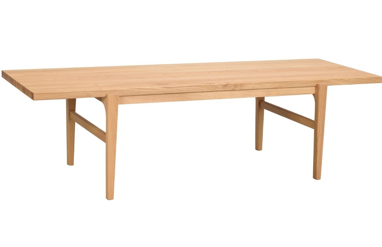 Dubový konferenční stolek ROWICO NESS 160 x 60 cm ROWICO