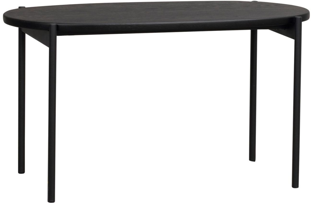 Černý dubový konferenční stolek ROWICO SKYE 80 x 40 cm ROWICO