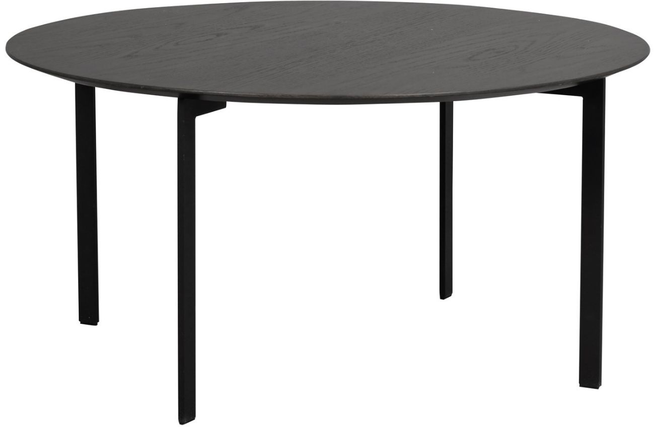 Černý dubový konferenční stolek ROWICO SPENCER 90 cm ROWICO