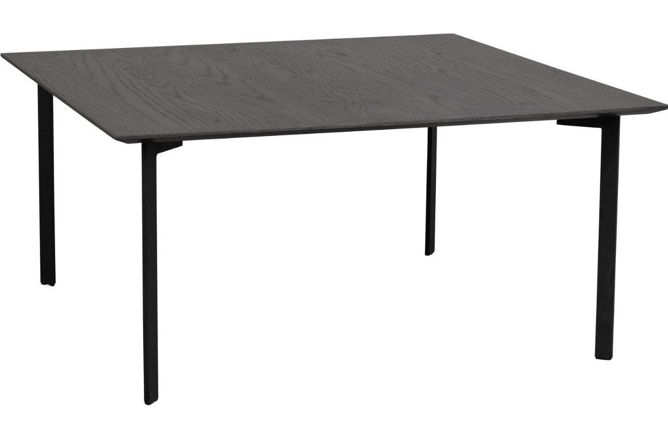 Černý dubový konferenční stolek ROWICO SPENCER 95 x 95 cm ROWICO