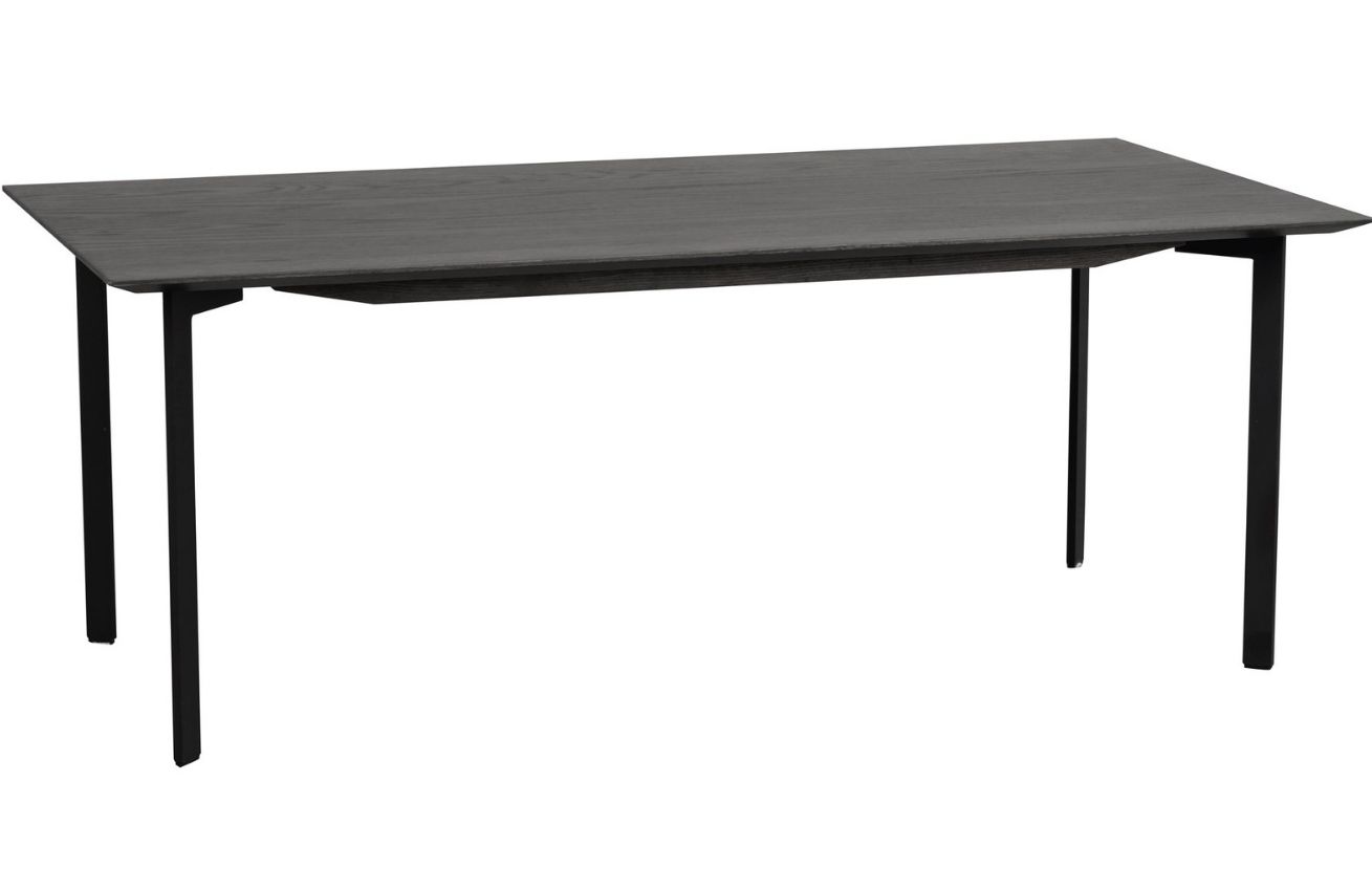 Černý dubový konferenční stolek ROWICO SPENCER 120 x 60 cm ROWICO