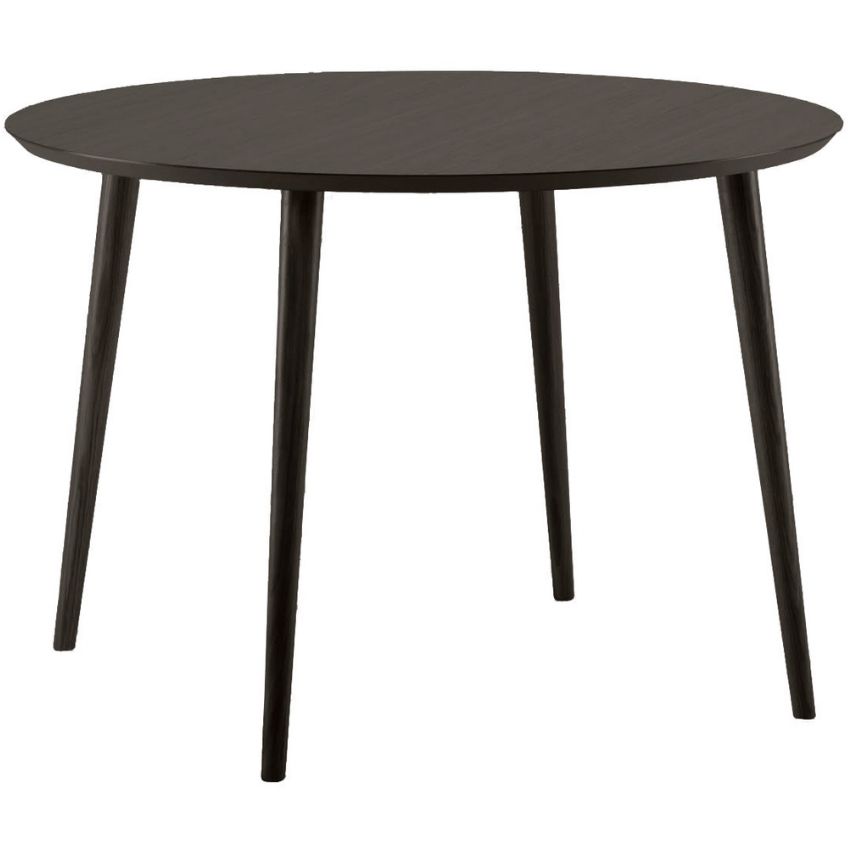 Černý dubový jídelní stůl Woodman Cloyd 100 cm Woodman