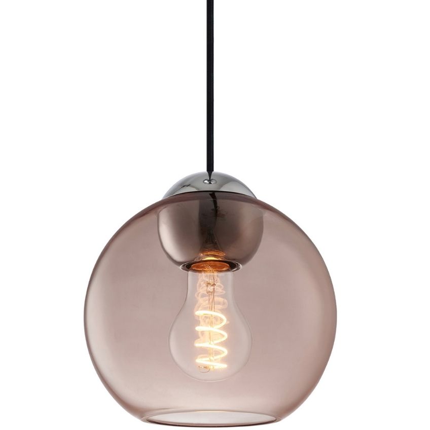 Růžové závěsné světlo Halo Design Bubbles 18 cm Halo Design