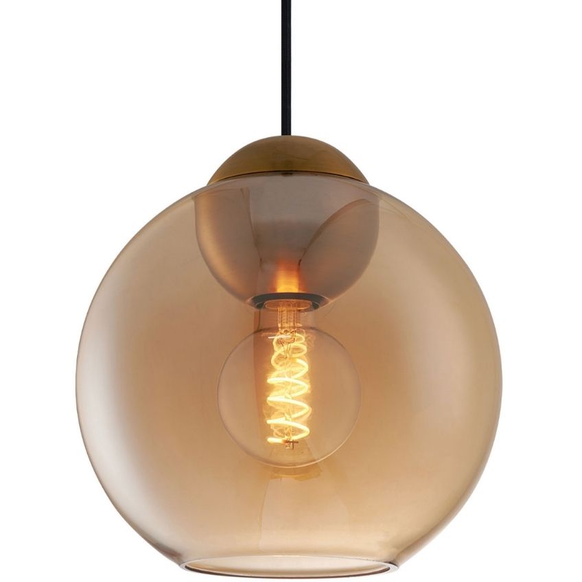 Jantarově hnědé závěsné světlo Halo Design Bubbles 24 cm Halo Design