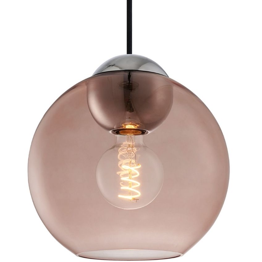 Růžové závěsné světlo Halo Design Bubbles 24 cm Halo Design