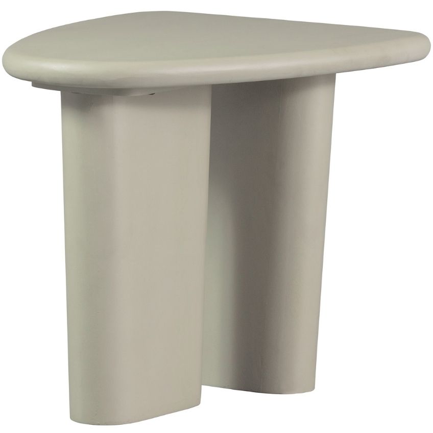 Hoorns Šedo bílý mangový konferenční stolek Bachoe 63 x 51 cm Hoorns