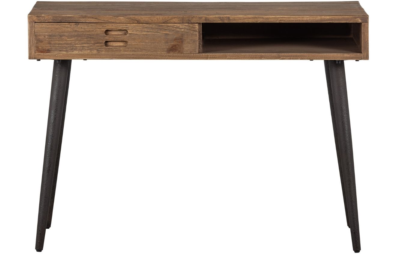 Hoorns Dřevěný pracovní stůl Maox 110 x 50 cm Hoorns