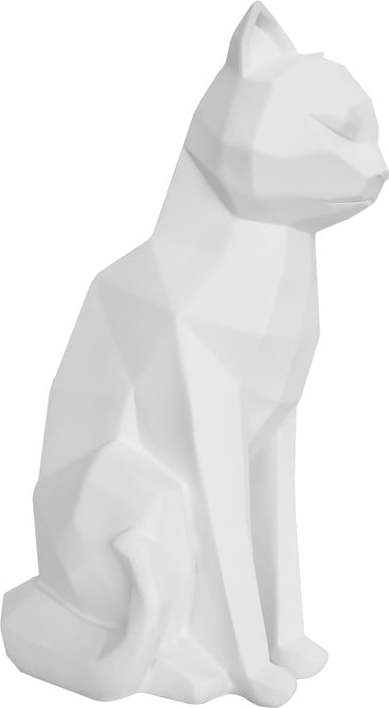 Matně bílá soška PT LIVING Origami Cat
