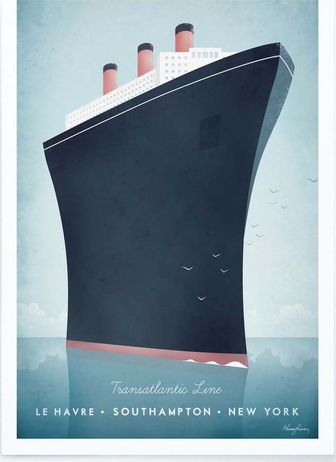 Plakát Travelposter Cruise Ship