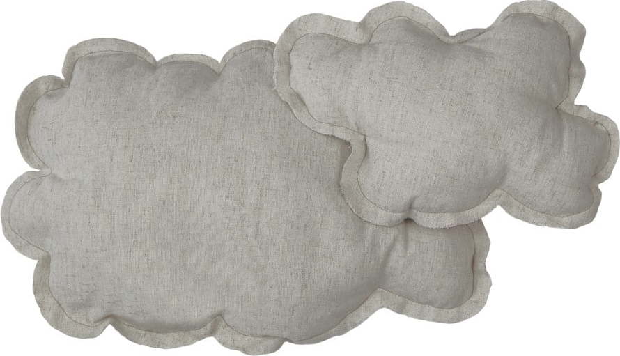 Šedý dekorativní polštář Linen Couture Cloud Linen Couture