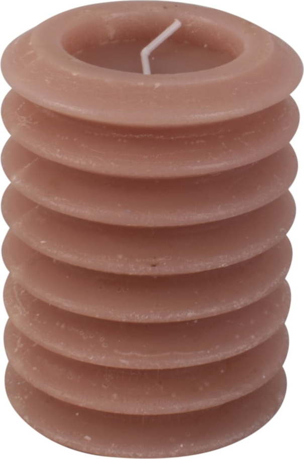 Starorůžová svíčka PT LIVING Layered