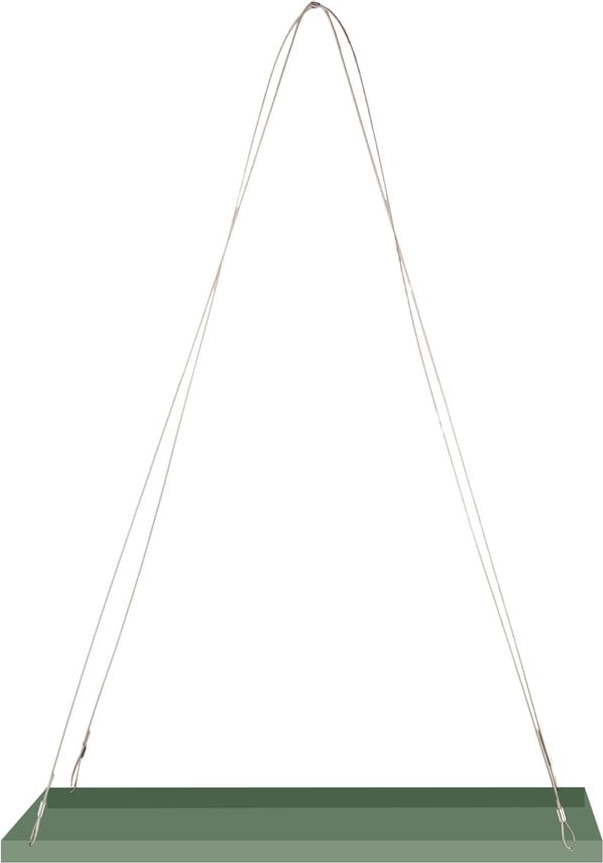 Zelený závěsný květináč Esschert Design Scandi