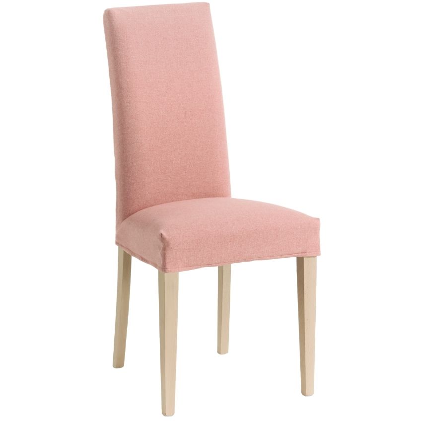 Růžová látková jídelní židle Kave Home Freda Kave Home