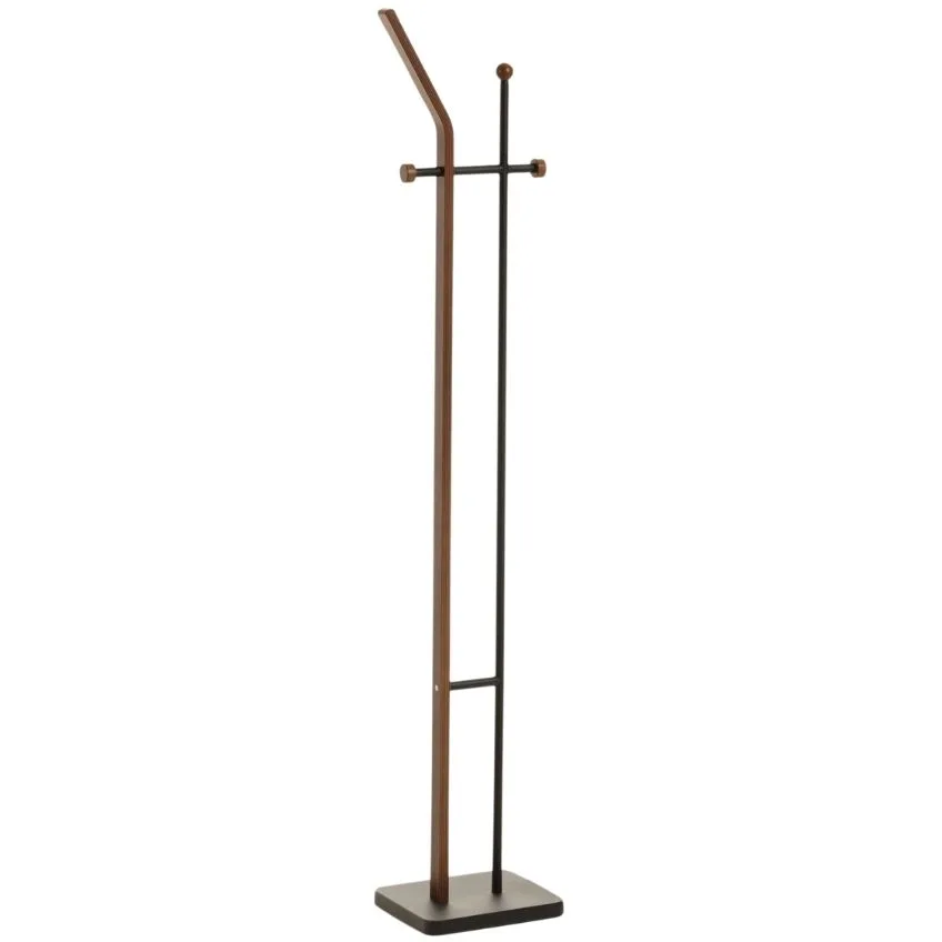 Kave Home Černý kovový stojací věšák Magali 172 cm