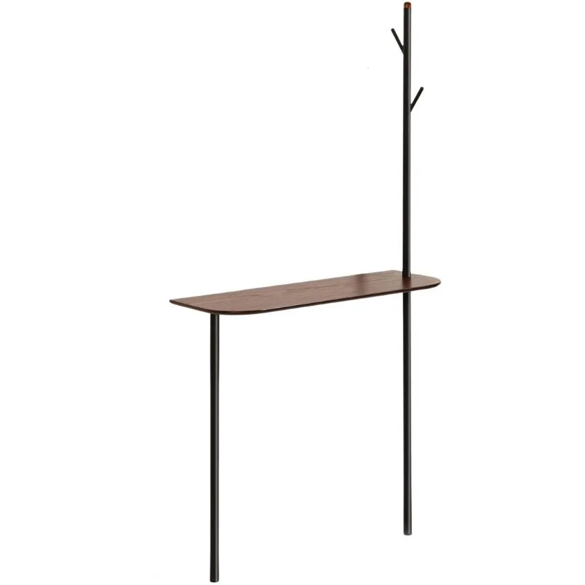 Kave Home Černý kovový věšák Marcolina 160 cm