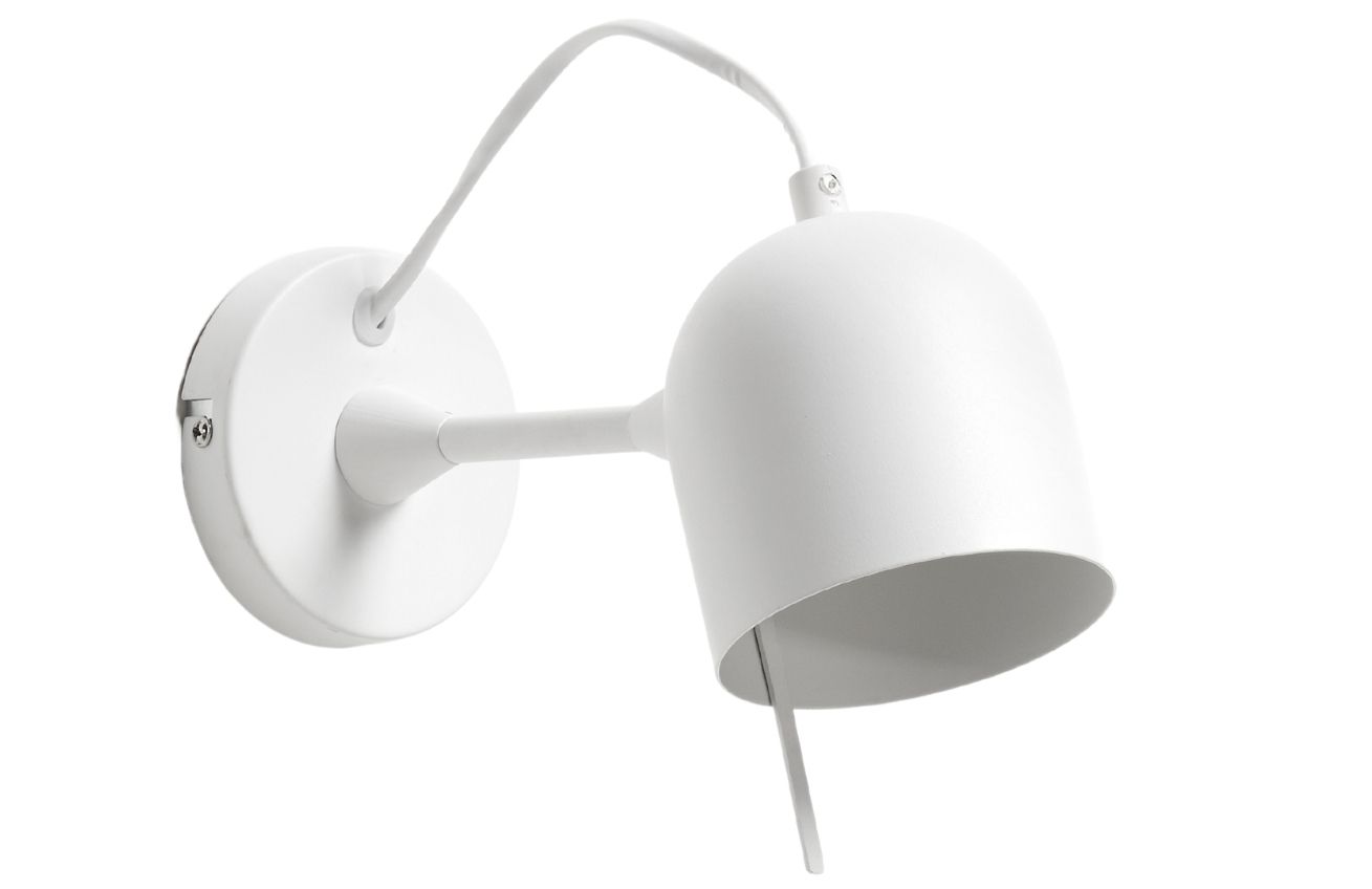 Bílé kovové nástěnné svítidlo Kave Home Lucilla Kave Home