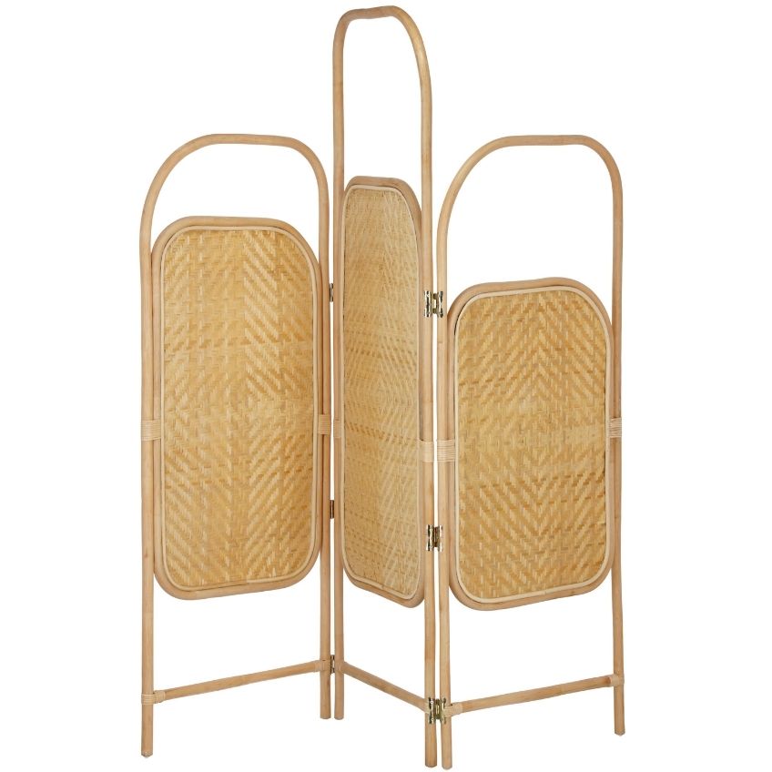 Ratanový paravan Kave Home Krysia 180 x 180 cm Kave Home