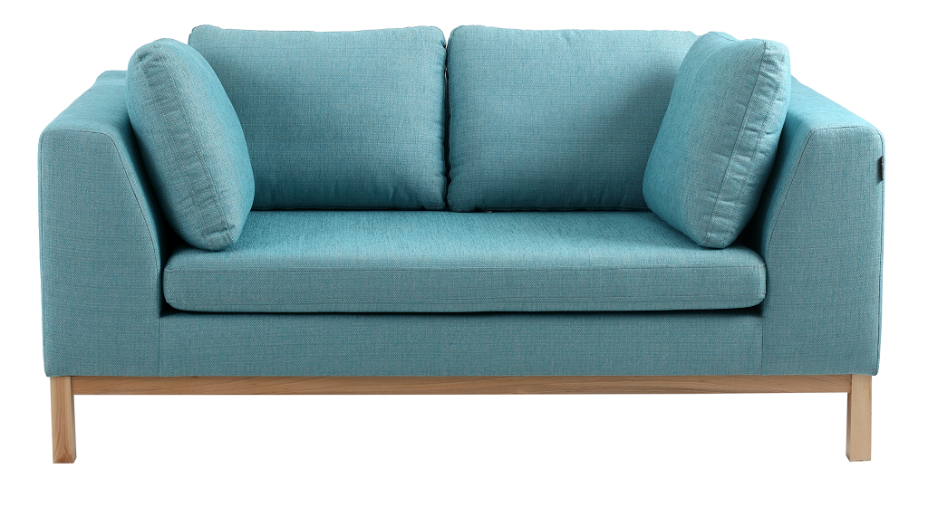 Nordic Design Světle modrá látková dvoumístná pohovka Samara 170 cm Nordic Design