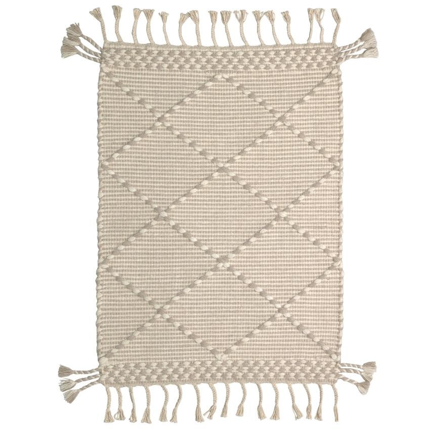 Béžový bavlněný koberec Kave Home Nurit 60 x 90 cm Kave Home