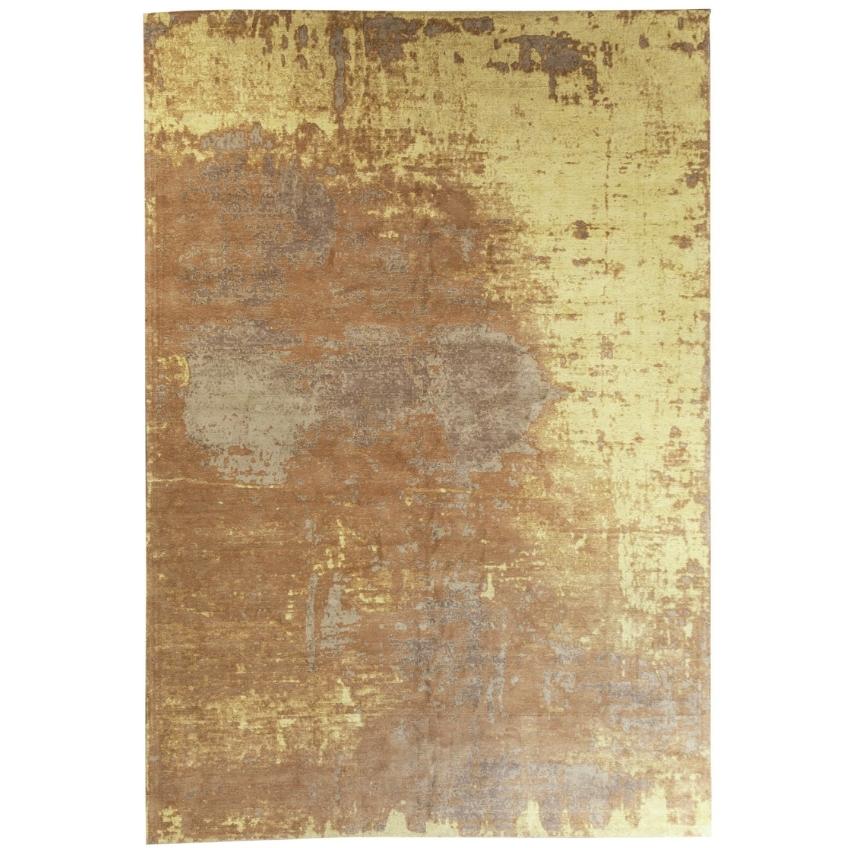Moebel Living Zlato hnědý bavlněný koberec Charlize 240 x 350 cm Moebel Living