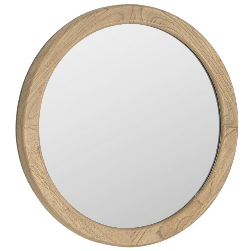 Dřevěné závěsné zrcadlo Kave Home Alum 50 cm Kave Home