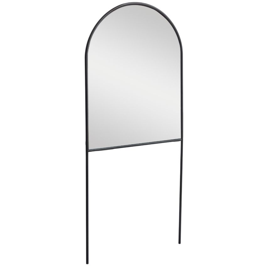 Černé kovové stojací zrcadlo Kave Home Nazara 161 x 70 cm Kave Home