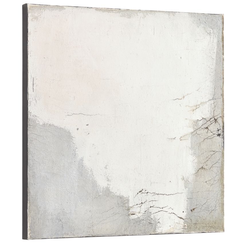 Šedo bílý abstraktní obraz Kave Home Tayla 50 x 50 cm Kave Home