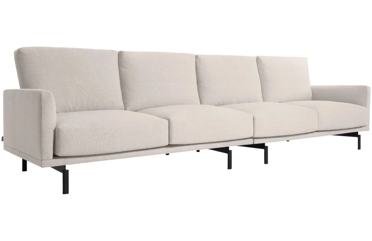 Kave Home Béžová čtyřmístná pohovka Galene 334 cm