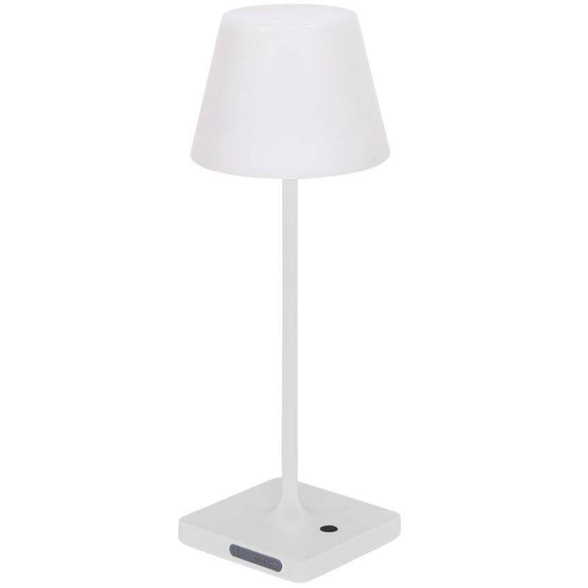 Bílá plastová zahradní stolní LED lampa Kave Home Aluney Kave Home