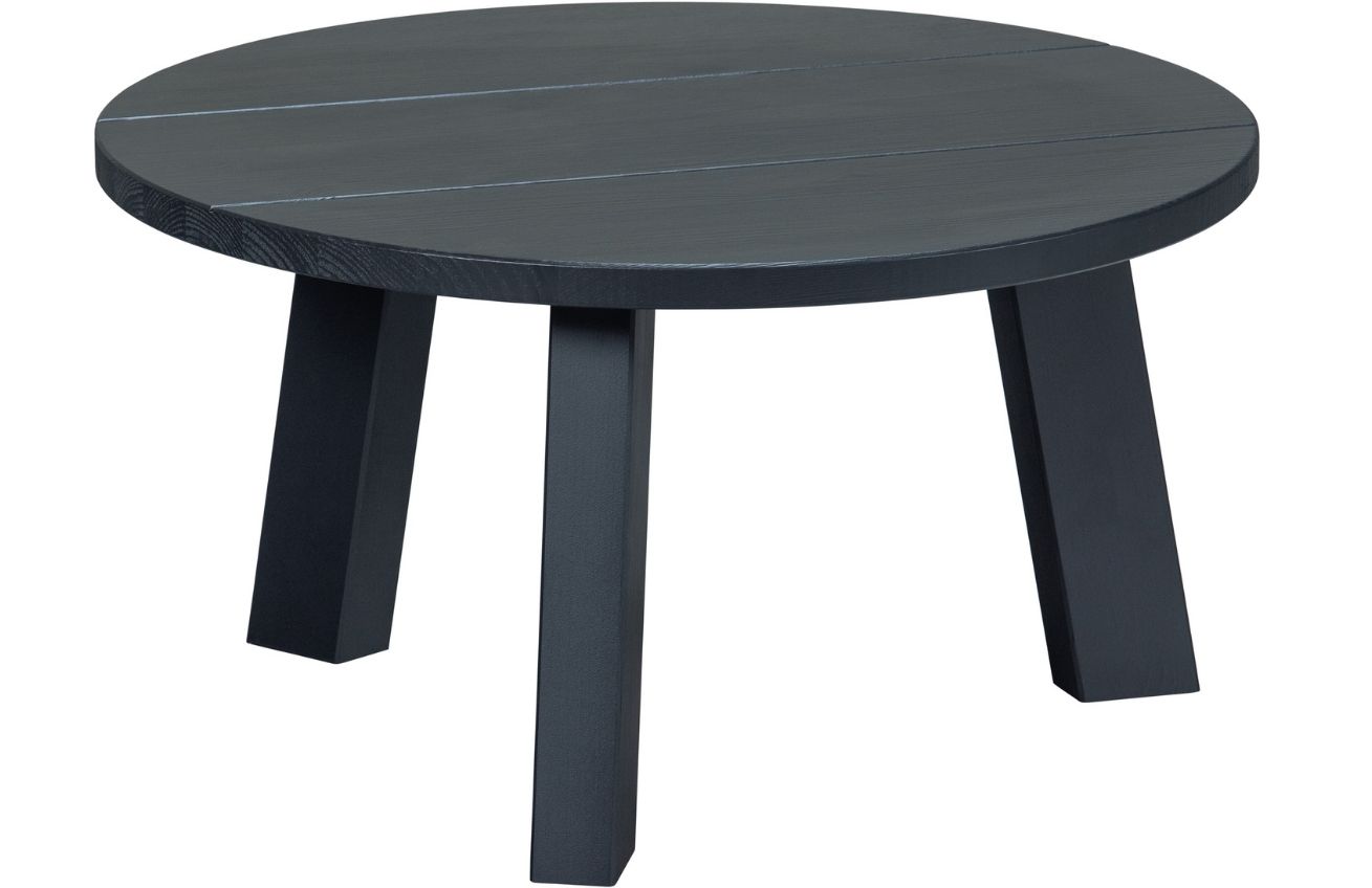 Hoorns Černý borovicový konferenční stolek Besona 60 cm Hoorns