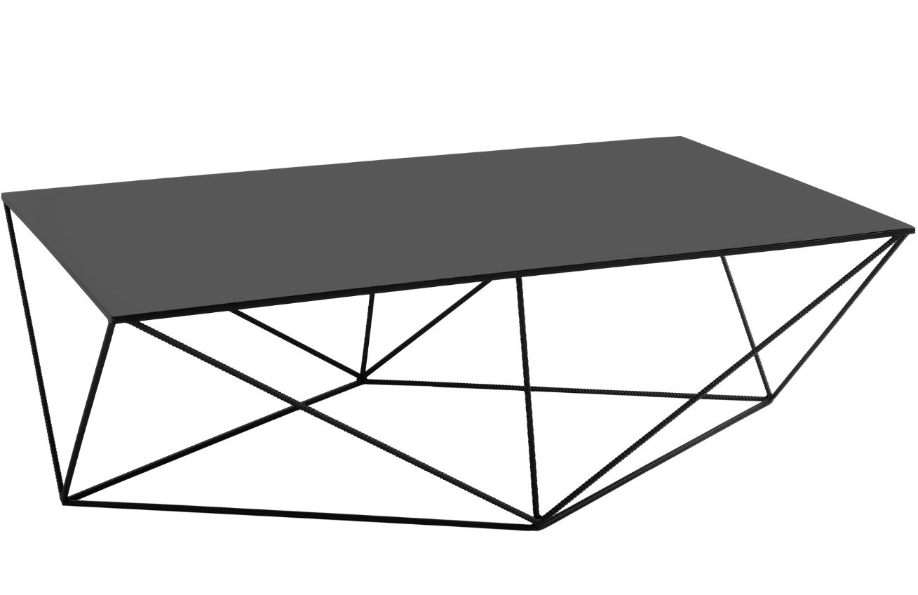 Nordic Design Kovový konferenční stolek Deryl 140x80 cm Nordic Design