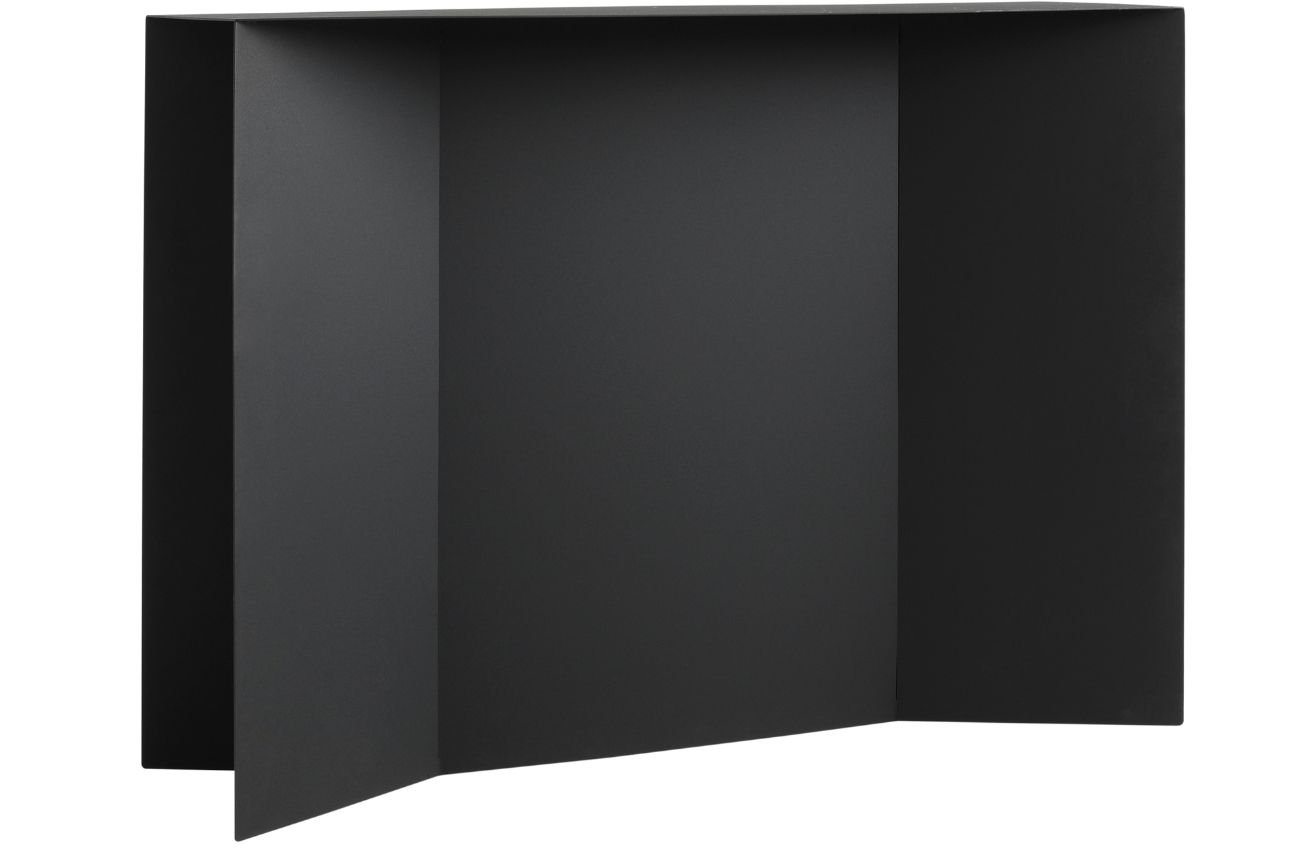 Nordic Design Černý kovový toaletní stolek Elion 100 cm Nordic Design