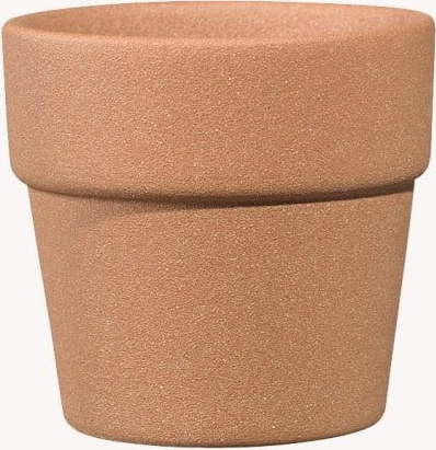 Oranžový keramický květináč Big pots Lima