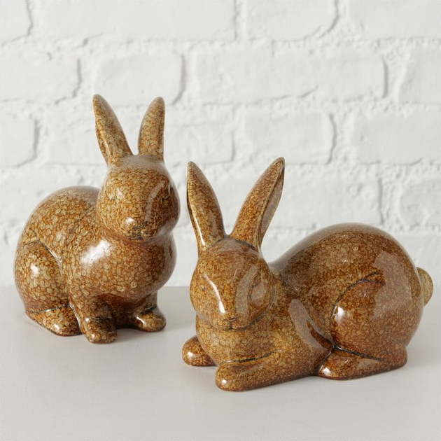 Sada 2 porcelánových velikonočních dekorací Boltze Hanno Boltze