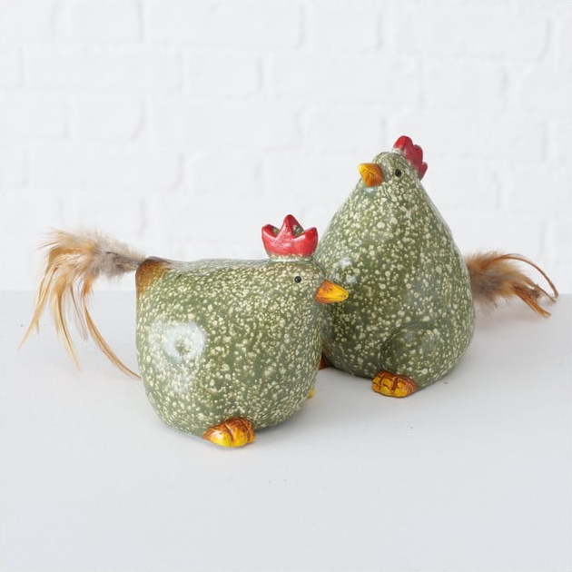 Sada 2 terakotových velikonočních dekorací Boltze Harris Boltze