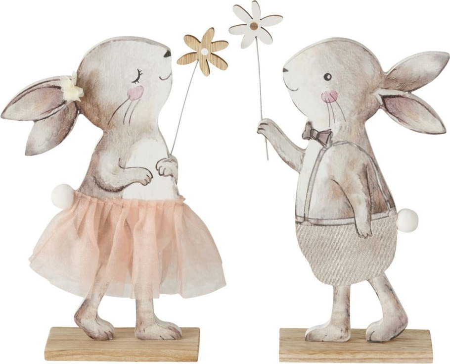 Sada 2 velikonočních dekorací Boltze Figa Boltze