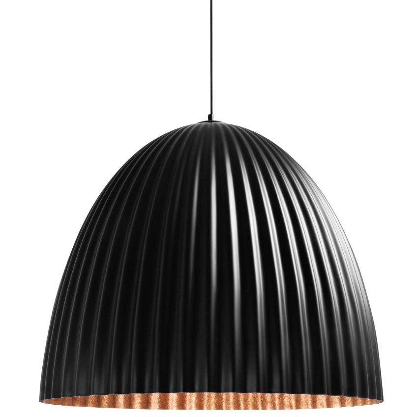 Nordic Design Černo měděné kovové závěsné světlo Liss 70 cm Nordic Design
