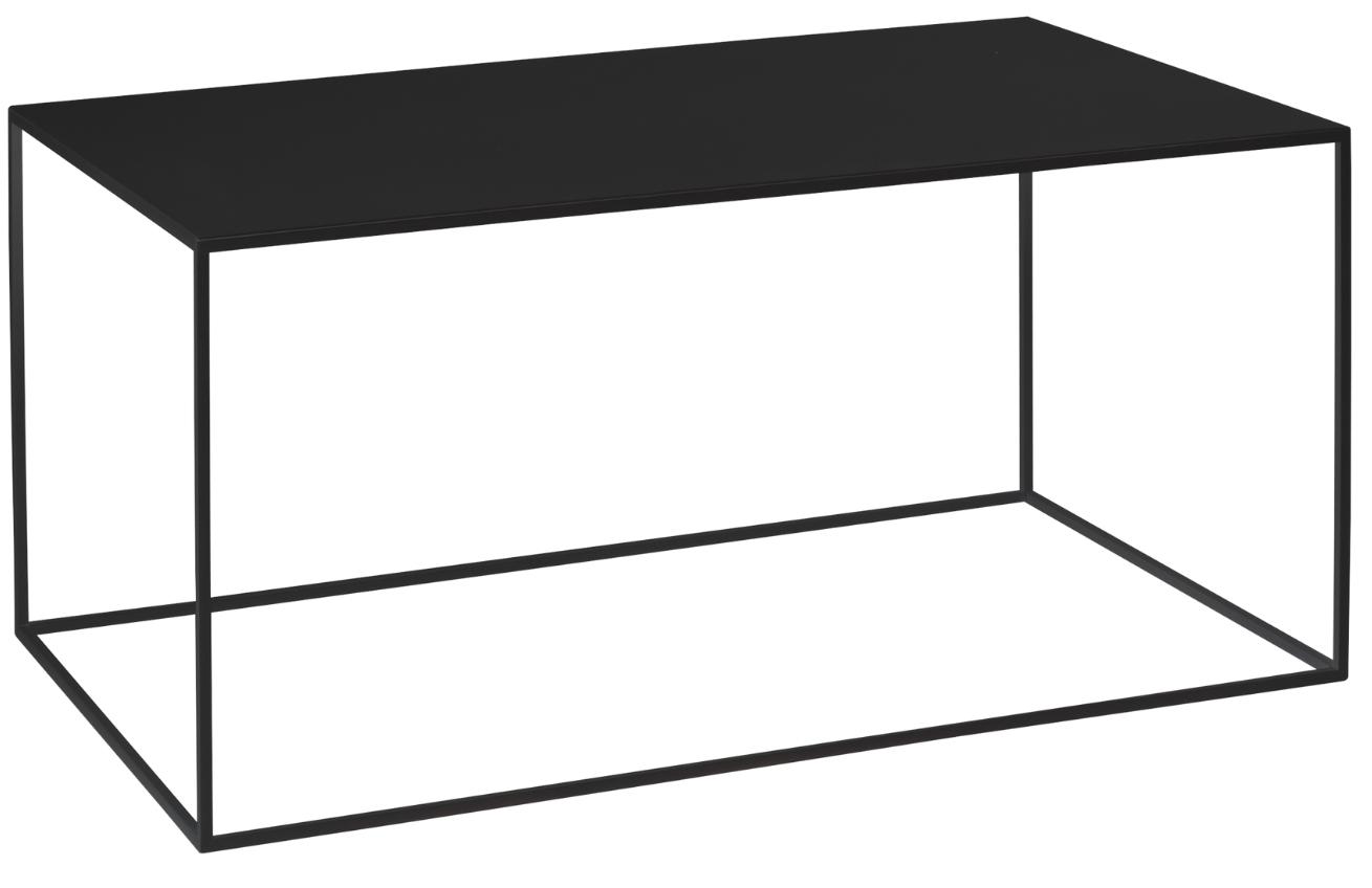 Nordic Design Černý kovový konferenční stolek Moreno 100 x 60 cm Nordic Design