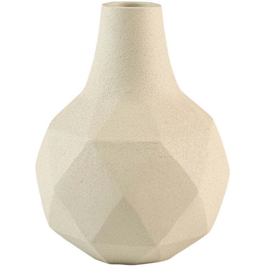 Béžová kovová váza ZUIVER BLOOM 16 cm Zuiver