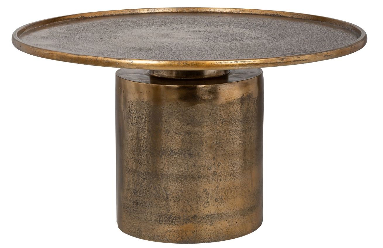 Zlatý kovový konferenční stolek Richmond Griffin 76 cm Richmond