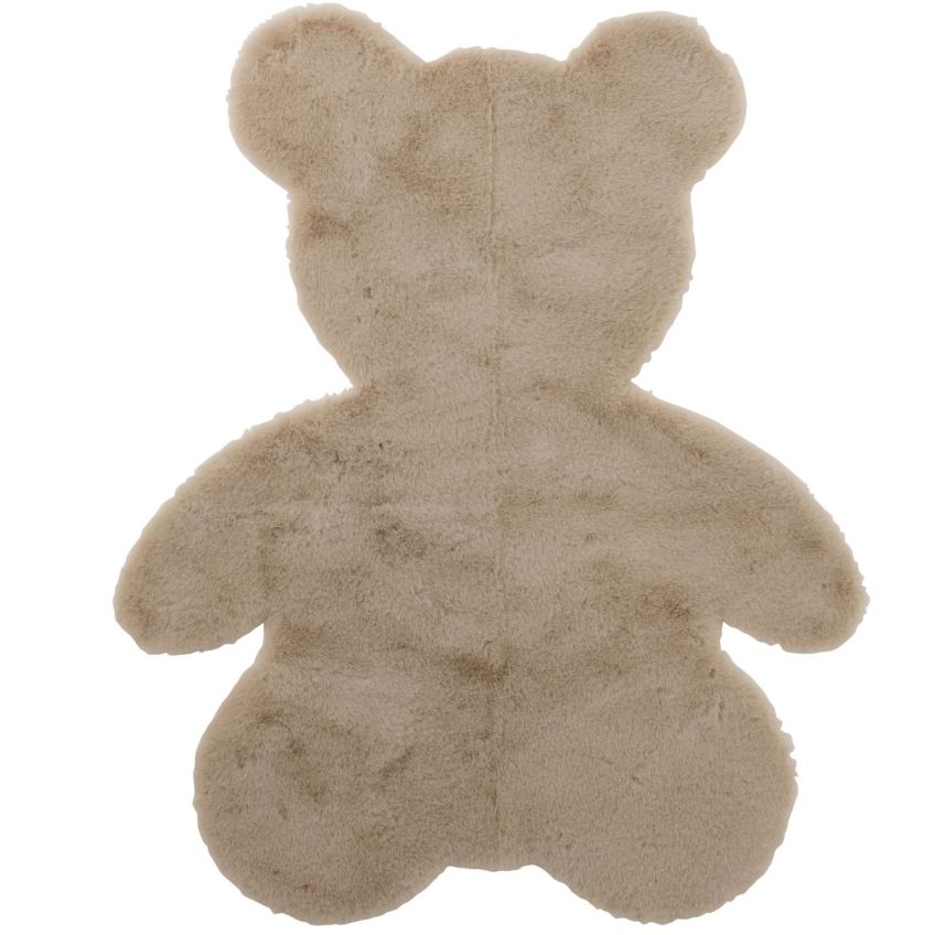 Béžový koberec J-line Bear ve tvaru medvěda 100 x 80 cm J-line