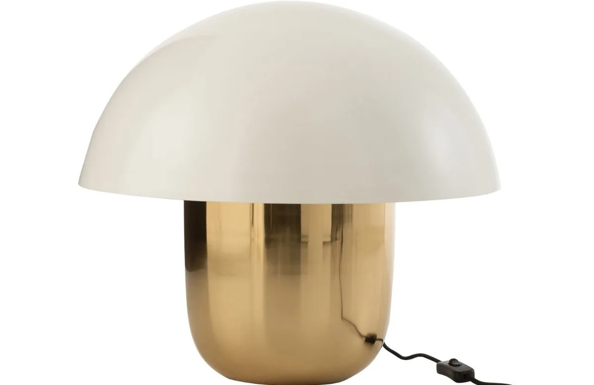Kovová stolní lampa J-line Mushroom L