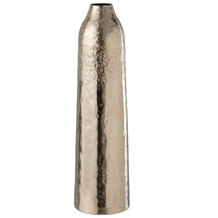 Stříbrná kovová váza J-line Mila 64 cm J-line