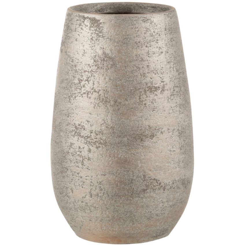 Stříbrná keramická váza J-line Carama 31 cm J-line