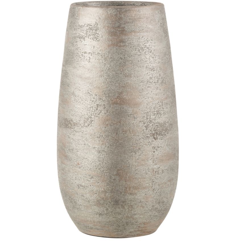 Stříbrná keramická váza J-line Carama 41 cm J-line