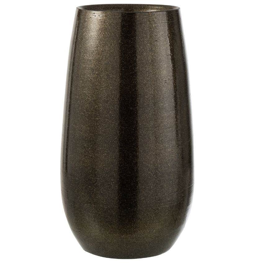 Tmavě zelená keramická váza J-line Shanona L J-line