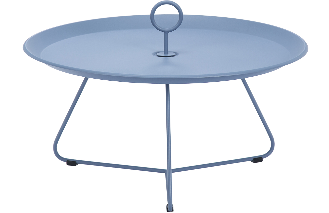 Světle modrý kovový konferenční stolek HOUE Eyelet 70 cm Houe
